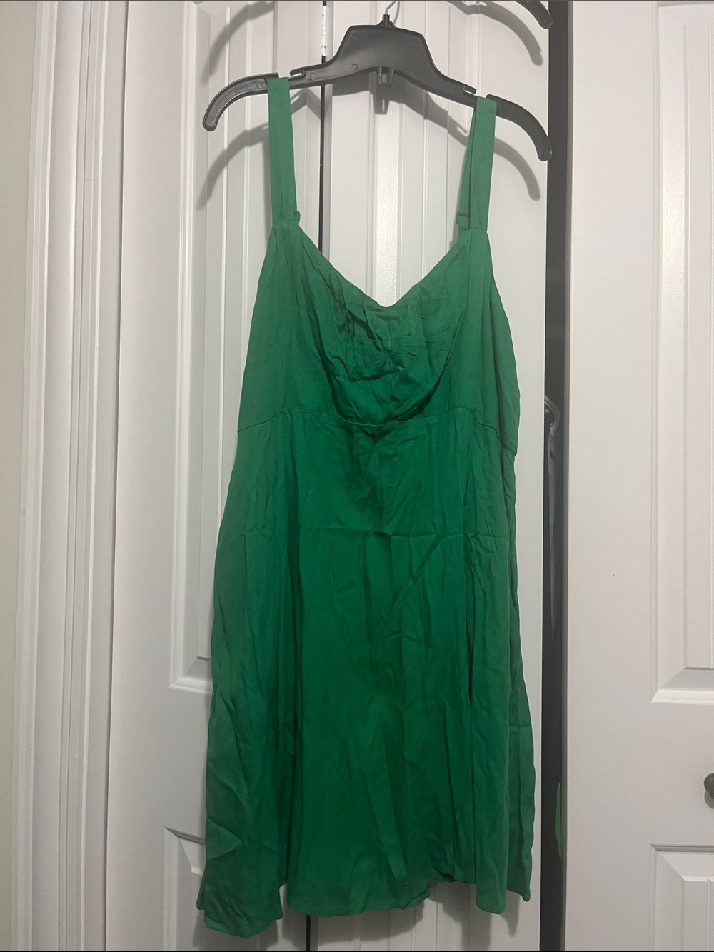 Old Navy Emerald Green Midi Slip Dress